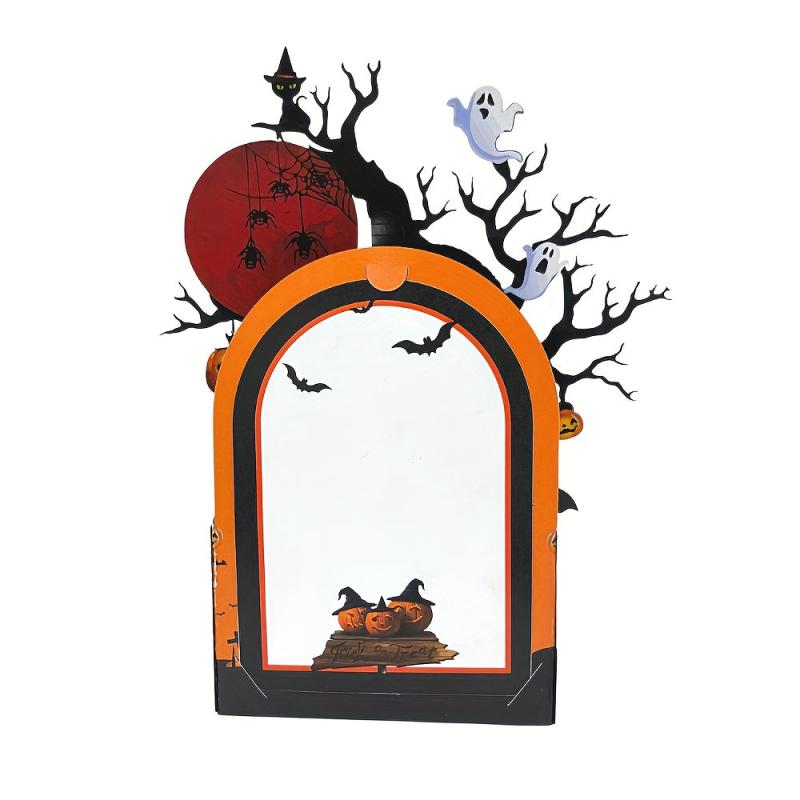 1pc Halloween Pop Up Card 3D Greeting Card Halloween Ghost Cards