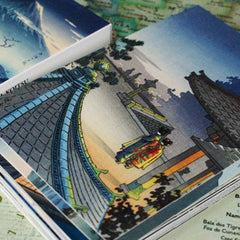 30 Sheets Ground House Art Postcard 14