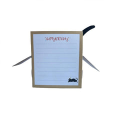 Funny Cat Birthday Pop Up Card With Envelop & Message Card