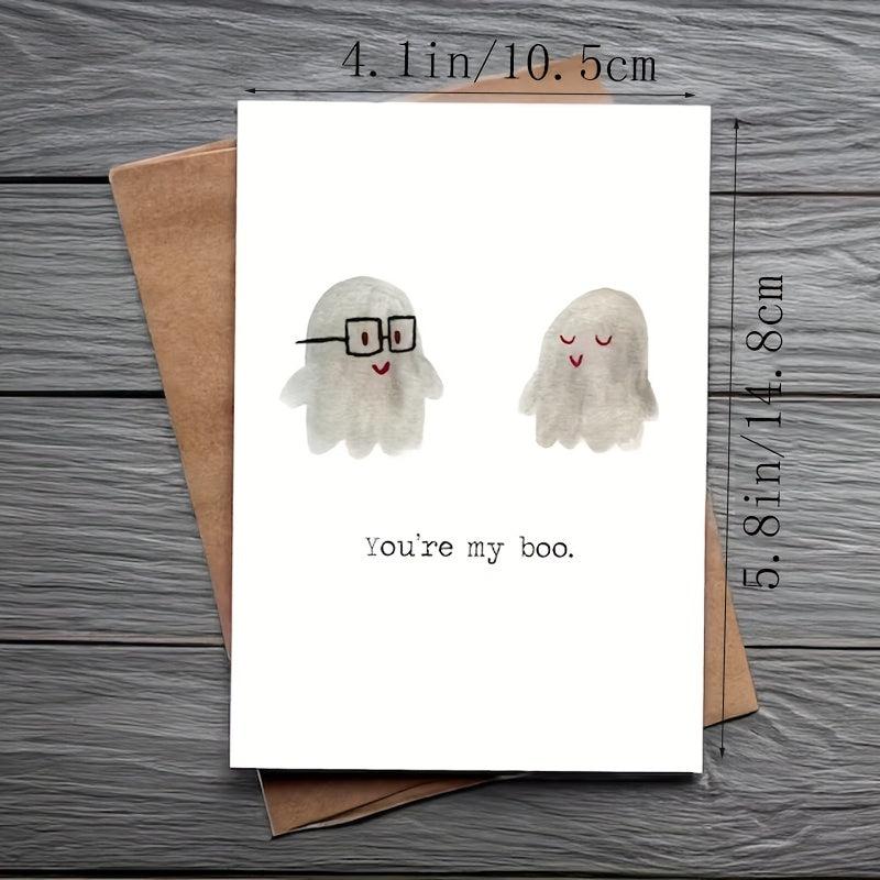 You're My Boo Greeting Card For Him Her I Love You Birthday Anniversary