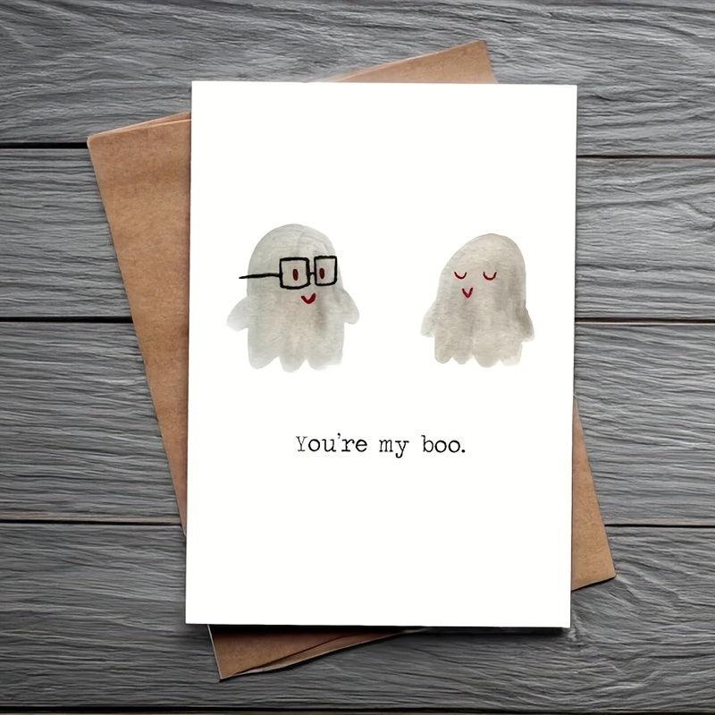 You're My Boo Greeting Card For Him Her I Love You Birthday Anniversary