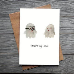 You're My Boo Greeting Card For Him Her I Love You Birthday Anniversary