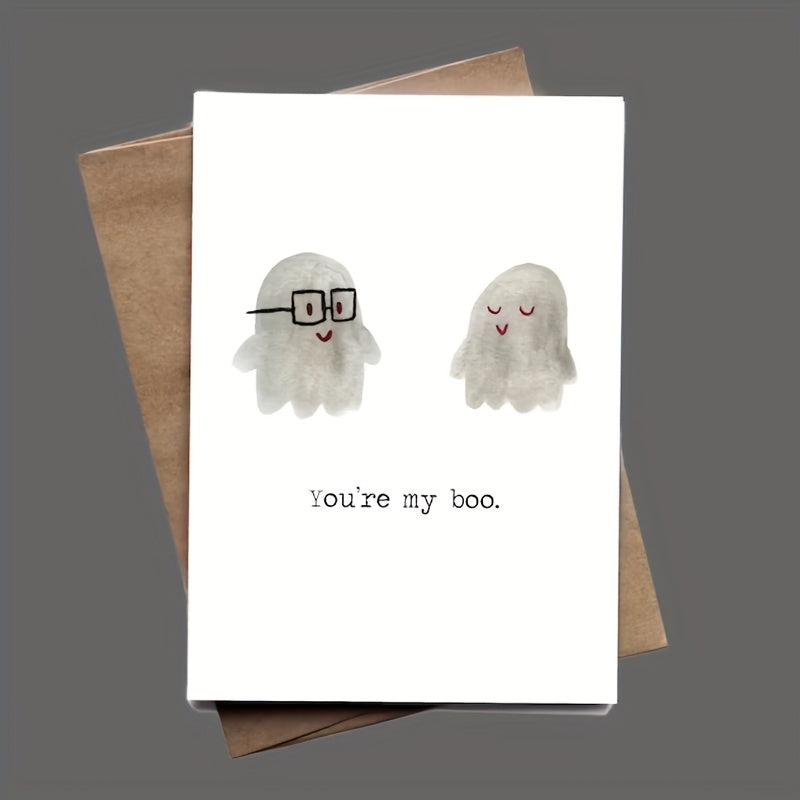 You're My Boo Greeting Card For Him Her I Love You Birthday Anniversary