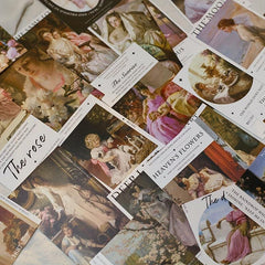 30pcs European American Retro Painting Postcard Greeting Vintage Art Card