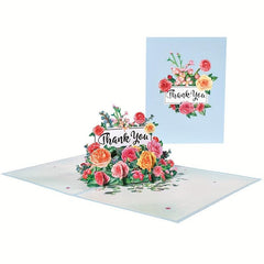 Pop Up Thank You Cards with Envelopes, Perfect for Business Graduation Wedding