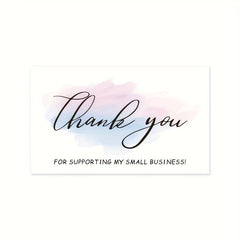 250pcs Coated Paper Business Card Gift Packaging Decorative Card