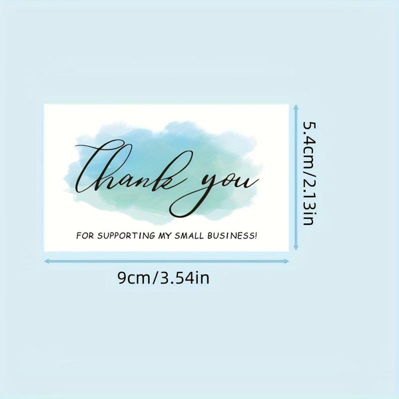 250pcs Coated Paper Business Card Gift Packaging Decorative Card