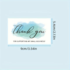 250pcs Coated Paper Business Card Gift Packaging Decorative Card
