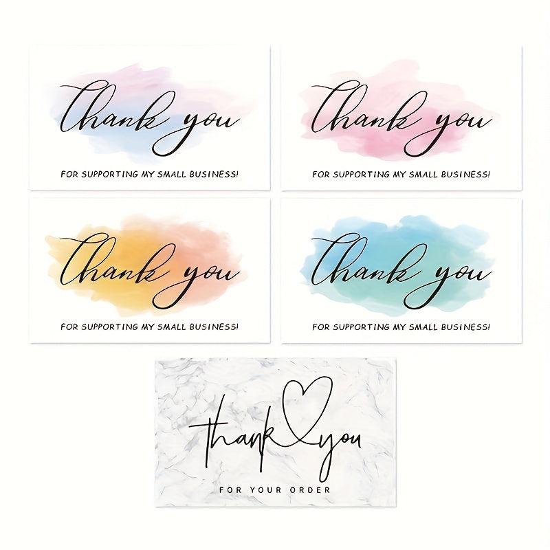 250pcs Coated Paper Business Card Gift Packaging Decorative Card