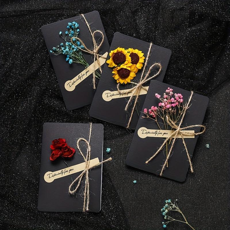 Vintage Flowers DIY Greeting Card for Teachers' Birthday