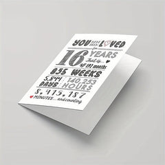 Sweet 16 Teen Birthday Card & Decor Set