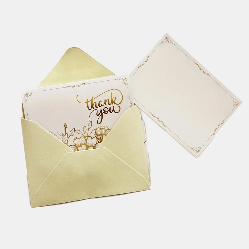 Thanksgiving Cards Set with Envelopes - Pack of 10