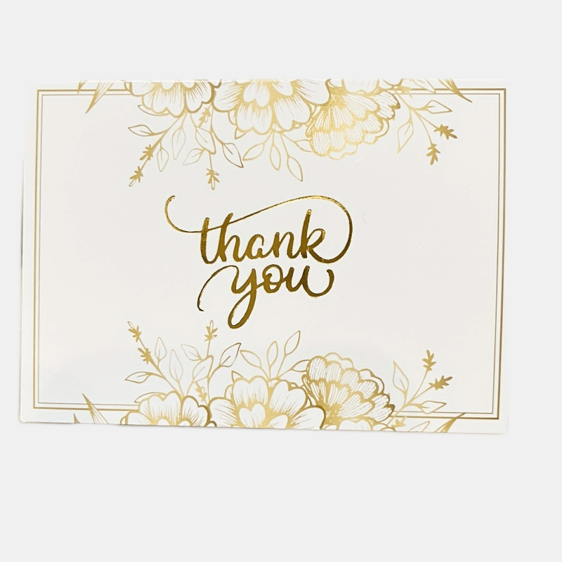Thanksgiving Cards Set with Envelopes - Pack of 10