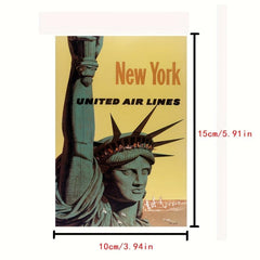 50pcs Cities Travel Vintage Poster Set to Create a Unique Wall Collage