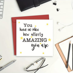 Funny Birthday Greeting Card Thank You Card Encouragement Card for Men Women