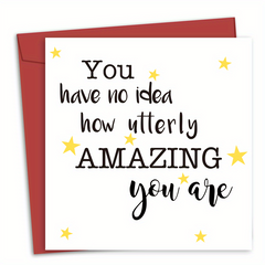Funny Birthday Greeting Card Thank You Card Encouragement Card for Men Women