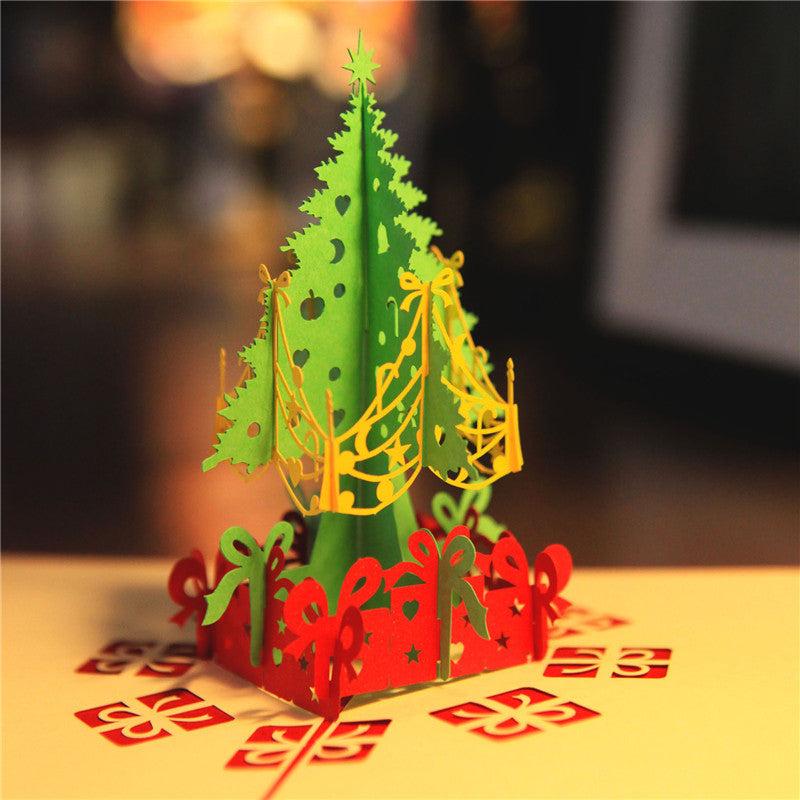 3D Christmas Card: Stunning Christmas Tree, Perfect Holiday Gift