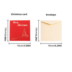 3D Christmas Card: Stunning Christmas Tree, Perfect Holiday Gift