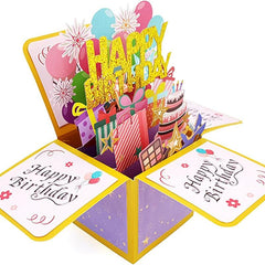 Happy Birthday Pop Up Card For Women Men Funny Bday Gift For Students