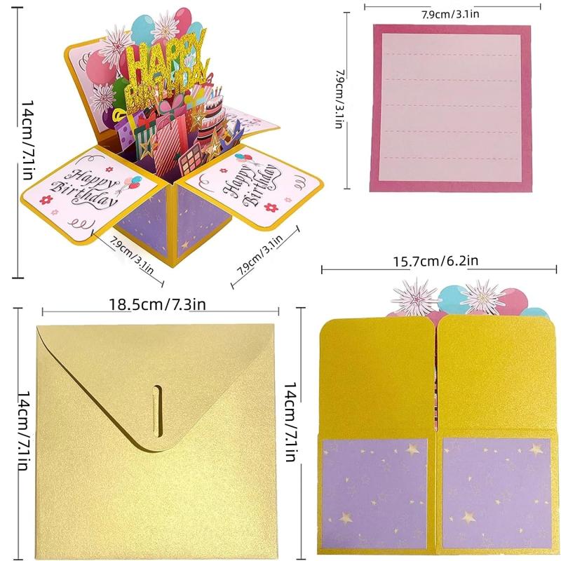 Happy Birthday Pop Up Card For Women Men Funny Bday Gift For Students