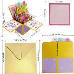 Happy Birthday Pop Up Card For Women Men Funny Bday Gift For Students