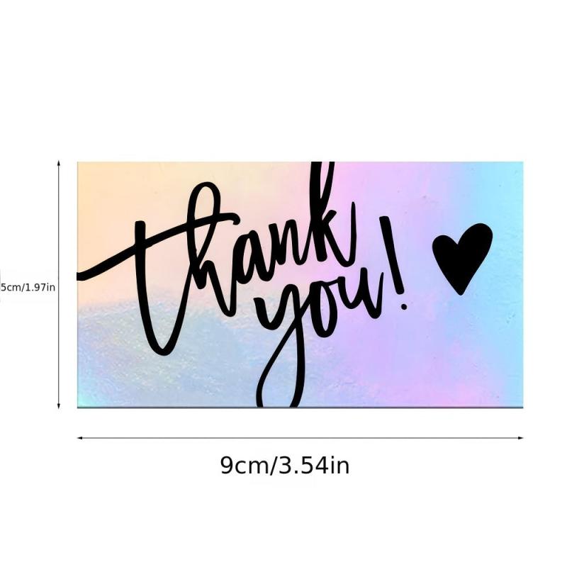 50 Thank You Laser Cards Wedding Invitation Card Holiday Greeting Card