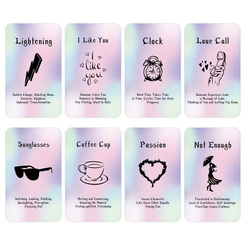Oracle Cards Box Tarot Deck for Beginners Twin Flame Tarot Cards