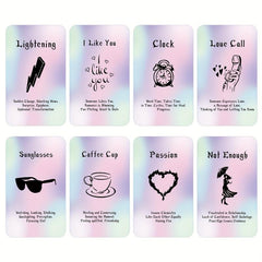 Oracle Cards Box Tarot Deck for Beginners Twin Flame Tarot Cards
