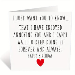 Romantic Birthday & Anniversary Cards - Perfect Love Card for Him or Her