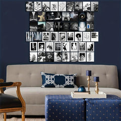 50pcs Plant Themed Postcard Collage Set for Teenage Girl Dorm Wall Decoration