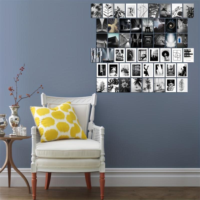 50pcs Plant Themed Postcard Collage Set for Teenage Girl Dorm Wall Decoration