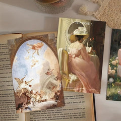 10pcs Girl Painting Cards Wizard Of Oz Wall Stickers Self adhesive