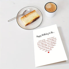 Funny Happy Birthday Card for Husband - Humorous Greeting