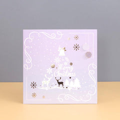 Christmas Holiday 3D Crystal Ball Greeting Card