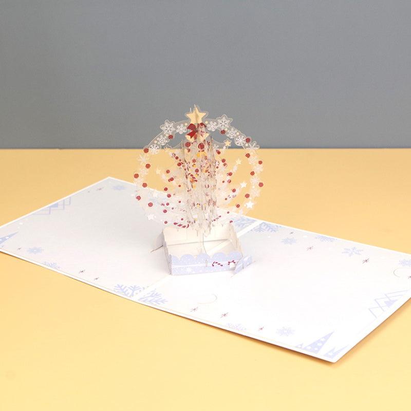 Christmas Holiday 3D Crystal Ball Greeting Card
