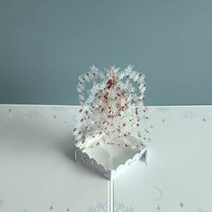 Christmas Holiday 3D Crystal Ball Greeting Card