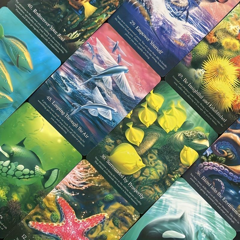 Ocean Oracle Pockets Cards QRCode Guidebook Dive Deep Flow Master Life