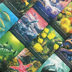 Ocean Oracle Pockets Cards QRCode Guidebook Dive Deep Flow Master Life