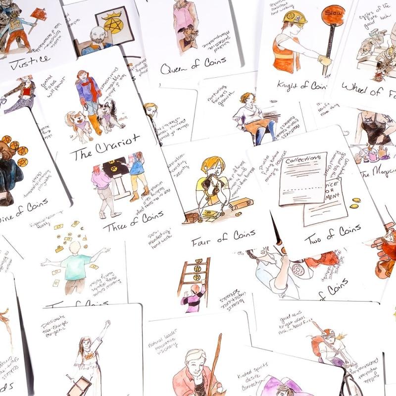 Broken B Word Tarot Training Deck & Guidebook