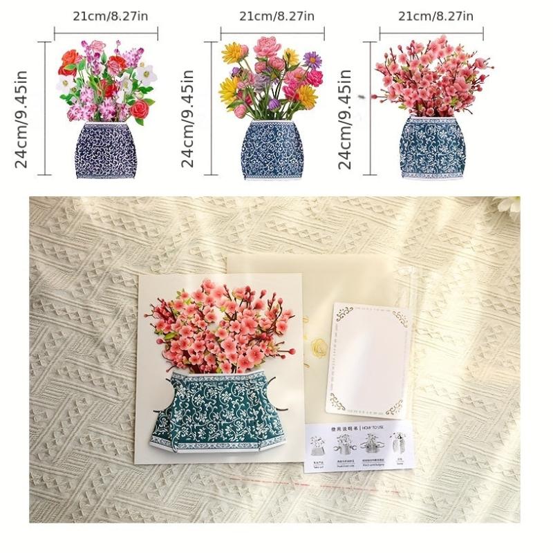 3D Popup Greeting Card for Birthday Thanksgiving Graduation Wedding Anniversary