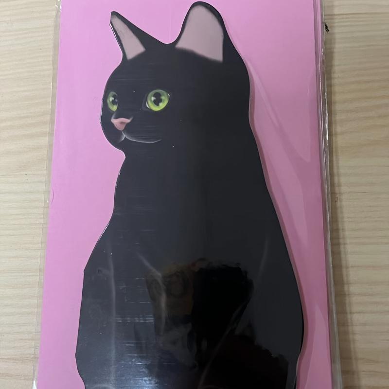 Cat 3D Christmas Card with Colorful Envelope