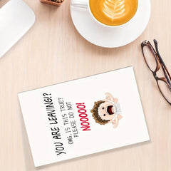 Funny Resignation Card for Coworker - Office Retention Card with Envelope