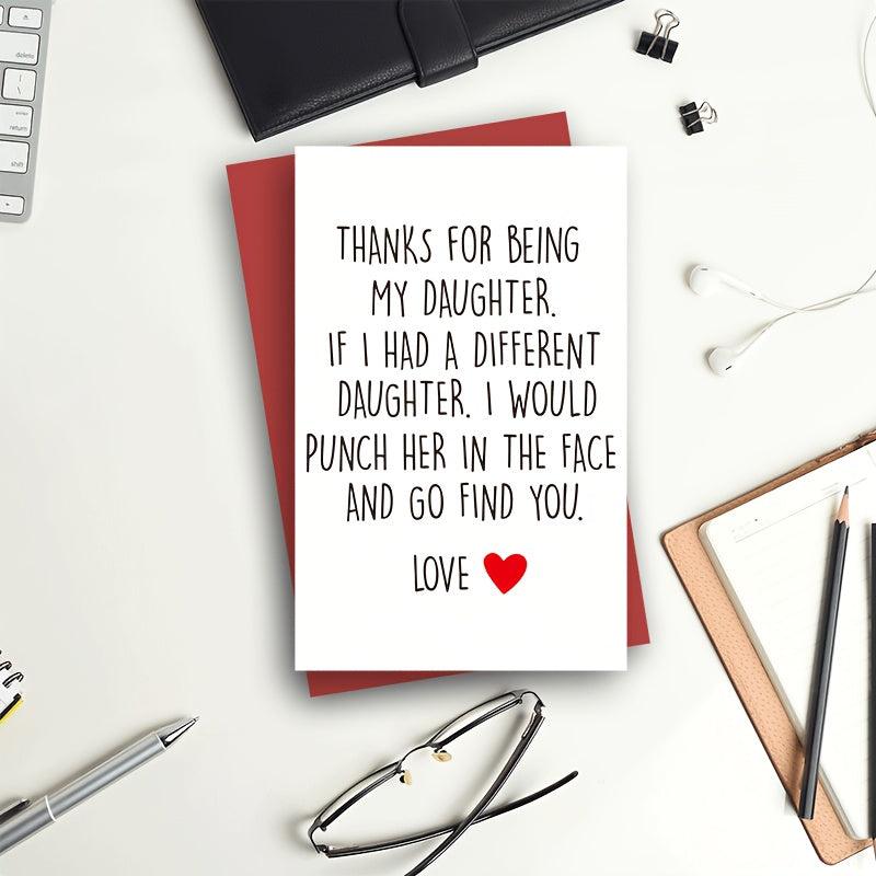 Funny Birthday Card For Daughter Humorous Greeting Card Daughter Birthday