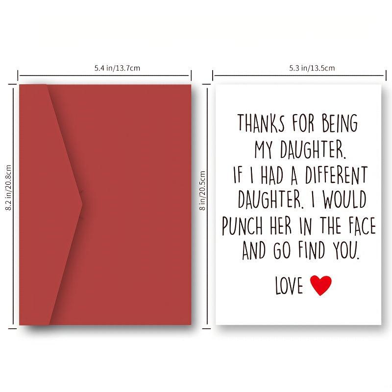 Funny Birthday Card For Daughter Humorous Greeting Card Daughter Birthday