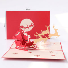 3D Christmas Tree Greeting Cards - Pack of 6