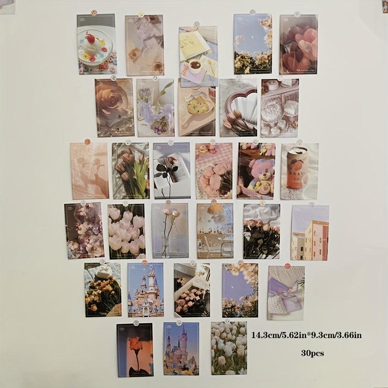 Small Fresh 30 Cards Postcard Art Poster Wall Decoration