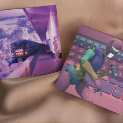DIY 20 Retro Travel Theme Holiday Gift Cards Wall Stickers