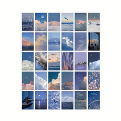 Set of 30 Art Photos Postcards for Wall Decoration