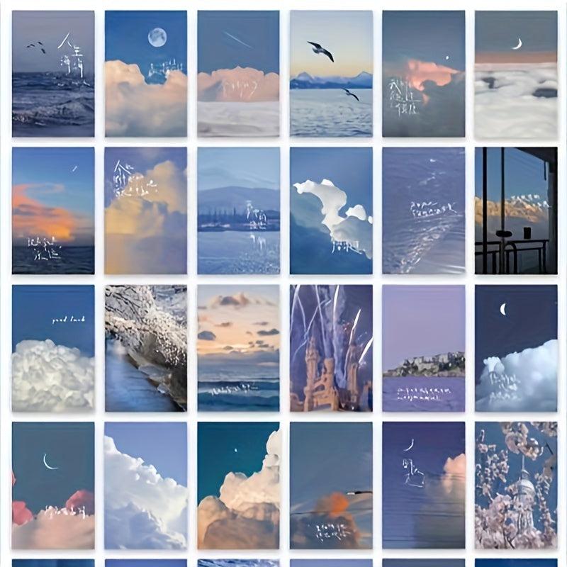 Set of 30 Art Photos Postcards for Wall Decoration