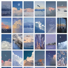 Set of 30 Art Photos Postcards for Wall Decoration